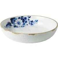 HEINEN - Blauw Bloesem - Pastabord 24cm h5cm