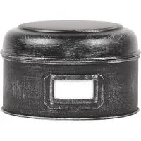 Label51 Antigo opbergblik 18x18x10cm zwart