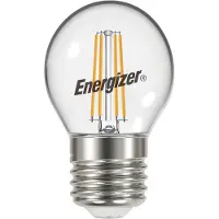 Energizer energiezuinige Led filament kogellamp - E27 - 5 Watt - warmwit licht - dimbaar - 5 stuks