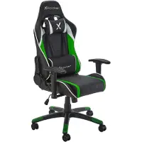 Agility JR eSport Gaming Chair with Comfort Adjustability for Junior Gamers - Black/Green
