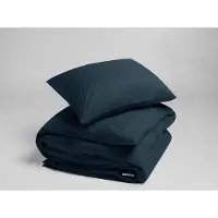 Yumeko Dekbedovertrek set Percal Katoen 140x220 Blauw - Eco, Bio & Fairtrade