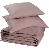 Yumeko Dekbedovertrek set Flanel 200x220 Paars - Eco, Bio & Fairtrade