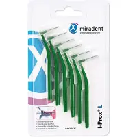Miradent Interdentale Ragers I-Prox L 0,7 mm Groen - 6 stuks