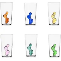 Ichendorf Milano ichendorf glas longdrink desert plant cactus set van 6