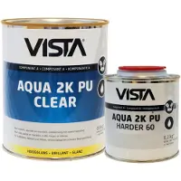 Vista Aqua 2K PU Clear Glans | Blanke Lak 1 KG