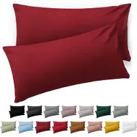 Blumtal Kussensloop Microvezel Kussenhoes 40 x 70 cm - Aurora Red - Set van 2