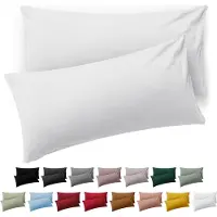 Blumtal Kussensloop Microvezel Kussenhoes 40 x 70 cm - Wit - Set van 2
