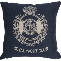 Mars & More Gobelin kussen navy royal yacht club 45x45cm*