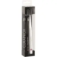 Curaprox White & Black tandenborstels - 2 stuks