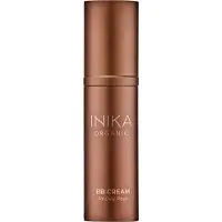 Inika Organic BB Cream Foundation - Veganistische make-up met hydraterende Prickly Pear Jojoba en granaatappelzaadolie - Lichtgewicht glans voor