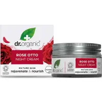 Dr Organic 1+1 gratis | Dr. Organic Roos Nachtcrème - 50ml