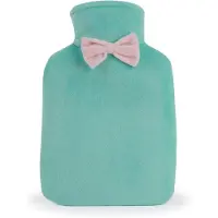 Douglas Accessoires - Warmwaterkruik met Fluwelen Hoes - Muntgroen Verzorgingsaccessoires 1000 ml