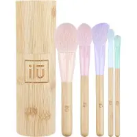 BAMBOOM Makeup Brush Set + Bamboo Houder - 5st.