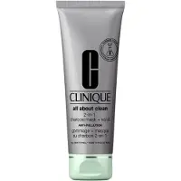 Clinique Gezichtsverzorging All About Clean 2-in-1 Charcoal Mask+Scrub Masker - 100ml