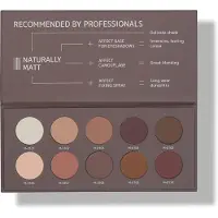 Affect Oogschaduw, Naturally Matt Pressed Eyeshadow Palette oogschaduw palet 10x2g