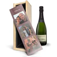 Yoursurprise Champagne in bedrukte kist - René Schloesser (750ml)