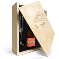 Yoursurprise Champagnepakket met glazen - Piper Heidsieck Brut (750ml) - Gegraveerde deksel