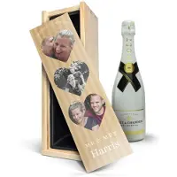 Yoursurprise Champagne in bedrukte kist - Moët & Chandon Ice Imperial (750ml)