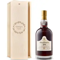 Graham's Port in gegraveerde kist - Graham's Tawny 20 Years
