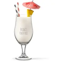 Yoursurprise Pina colada glas graveren - 4 stuks