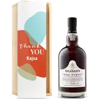 Graham's Port in bedrukte kist - Graham's The Tawny Reserve