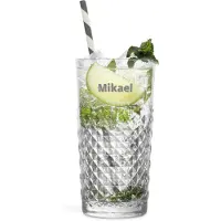 Yoursurprise Cocktailglas graveren - Mojito - 4 stuks