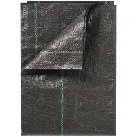 Nature - Gronddoek - 2 x 10m - 100 g/m² - zwart - anti-worteldoek