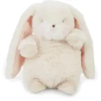 Bunnies By The Bay Nibble Konijn - Knuffeldier - Geborduurde details - 20 cm - Creme
