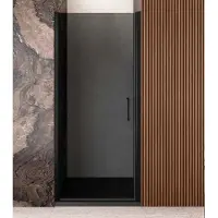 Lacus Nisdeur giglio evo 1 klapdeur 70x200 cm rookglas zwart