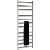 EH Design Radiator Athena Met Digitale Thermosstaat 50x120 cm Geborsteld RVS