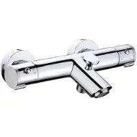 Sanimar Lugano badkraan thermostatisch chroom