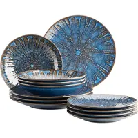 MÄSER servies, steengoed, aquamarine kleur