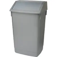 Addis Prullenbak 'Sem' - 60 liter - Afvalbak - Swing deksel - Metallic