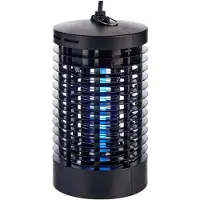 Ibergarden Insecten killer lamp - zwart - 23 cm - anti muggen buitenlamp - aan stekkerA - Insectenlampen