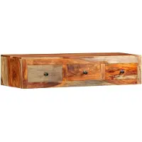 vidaXL Wandtafel 100x25x20 cm massief acaciahout