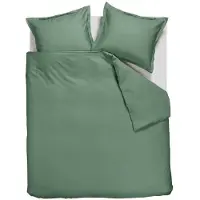 Ambiante Dekbedovertrek Satin Uni Groen Satijn-240 x 200 / 220 cm | Lits-Jumeaux