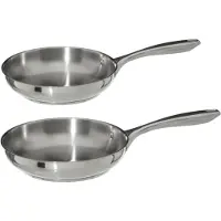 Secret De Gourmet Koekenpannen set 2x stuks Acoma - Alle warmtebronnen - dia 20/24 cm - Anti-aanbaklaag - Koekenpannen