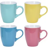 Basics Koffiemokken Set Geassorteerd 340ml 4 Eenheden