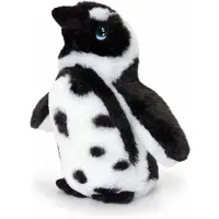 Keel Toys pluche Humboldt pinguin knuffeldier - wit/zwart - staand - 25 cm - Knuffeldier