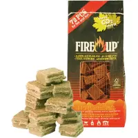 Fire-up Barbecue aanmaakblokjes - 144x - bruin - reukloos - niet giftig - BBQ - Aanmaakblokjes