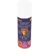 Rubies Haarverf/haarspray - wit - spuitbus - 125 ml - Carnaval - Verkleedhaarkleuring
