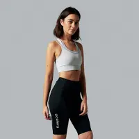 Acelera Essential Fietsshort Dames met Zeem - Fietsbroek - Wielrenbroek - Wielerbroek - Mountainbike - Bibshort - Spinning - Fietskleding - Koersbroek - Kort - Dames - Maat S