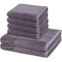 Vossen Sonstiges 4 X handdoek 2 X douchehanddoek - in set 6 pack Vegan Life