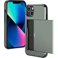IMoshion Backcover met pasjeshouder voor de Apple iPhone 13 - Donkergroen