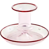 HAY Flare Kaarshouder Roze - Kaarshouders Borosilicaatglas Pink - AB390-A877