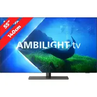 Philips 55OLED848/12 - Ultra HD OLED TV - 55 inch - Google TV - 120Hz - Zwart