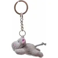 Nature Planet Sleutelhanger Nijlpaard - knuffel - pluche - 6 cm - zacht
