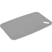 Excellent houseware Snijplank - grijs - Kunststof - 35 x 24 cm - voor keuken/voedsel