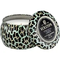 Voluspa Maison Noir Mini Tin geurkaars 25 uur French Linen