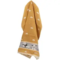 Bunzlau Castle Keukendoek SHEEP YELLOW